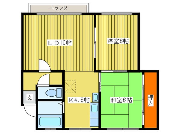 第２佐久間マンションの物件間取画像